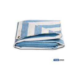 Lona multiuso Impermeável 310 3x3 Azul e Branca- Primelonas SK