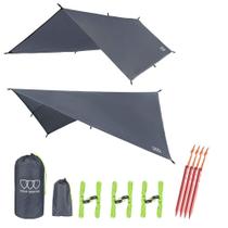 Lona para Hamaca Impermeable Gold Armour 3.6 m x 3 m Gris