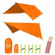 Lona para Hamaca Impermeable Gold Armour de 3 m x 3 m con Cubierta para Lluvia