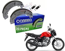 Lona Patim Freio Cobreq 0302CP Cg Titan Fan 125 150 160 Cargo Start Cbx 250 Twister Cb 300 Pcx 150 Lead 110 - 20 Peças