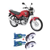 Lona Patim Freio Cobreq yamaha Ybr Xtz sundown Max 125 Hunter Dianteira + Traseira