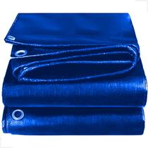 Lona Plástica Azul impermeável 300 Micras Multiuso 2x3 / 3x2