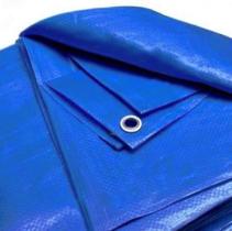 Lona Plástica Azul Impermeável - 6m x 4m