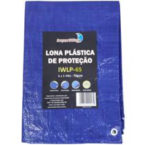 Lona Plástica Azul Impermeável Importway 6x5 30m² IWLP65 Lona Plástica Azul Impermeável Importway 6x5 30m² IWLP65