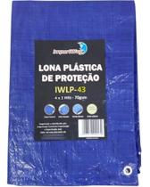 Lona Plastica Encerado 4x3 Azul Multiuso Impermeavel Lona Plastica Encerado 4x3 Azul Multiuso Impermeavel