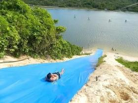 Lona Plástica Encerado 4x4m Azul Multiuso Impermeável 70g/m²