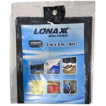 Lona Plastica Lonax Preta Multiuso 2 X 2M - 9726