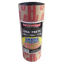Lona Plástica Maxilona Preta 4x100m 13Kg+10m Grátis