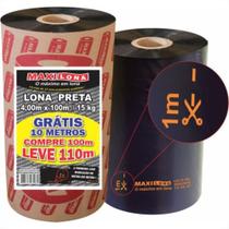 Lona Plastica Maxilona Preta Reciclada 4X100M+10M 15Kg 50 Micras 1.01.0004