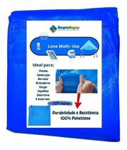 Lona Plástica Multiuso Reforçada Piscina Barraca 2X2 Mt