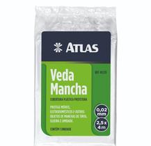 Lona Plastica Pintura Atlas Ref 40/20 Veda Mancha