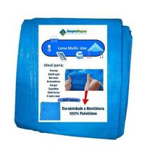 Lona Polietileno 10X8 Grossa 300 Micras Multiuso Impermeável