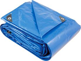 Lona polietileno 15x6m azul 200 micras reforçada Vonder Plus
