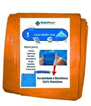 Lona Polietileno 4X4 Grossa 300 Micras Multiuso Impermeável