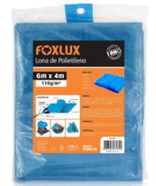 Lona Polietileno 6 M X 4 M Azul - Foxlux