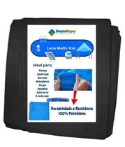 Lona Polietileno 6X4 Grossa 300 Micras Multiuso Impermeável