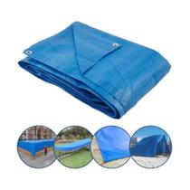 Lona Polietileno Carreteiro Azul Reforçada 5M X 4M Famart Lona Polietileno Carreteiro Azul Reforçada 5M X 4M Famart