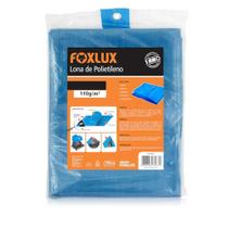 Lona Polietileno Foxlux 110G/M² 08X04M Azul