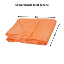 Lona Polietileno Nove54 - Laranja -