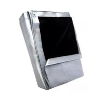 Lona Polietileno Prata/Preto ShopLonas310 - 5X2