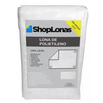 Lona Polietileno Transparente - 3x3 Leve Cobertura - Shoplonas
