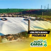 Lona Preta E Branca Dupla Face 200 Micras Silagem 8x17 / 17x8
