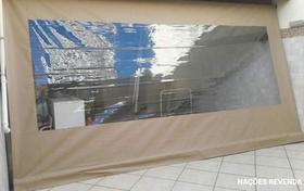 Lona Pronta confeccionada para Toldo cortina *SOMENTE A LONA* Medidas 4m x 2,60m ALTA RESISTÊNCIA