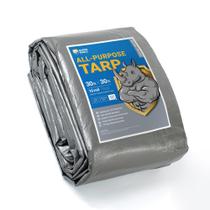 Lona Protectora GUARD SHIELD 9m x 9m, 10 mil de espesor, impermeable, plateada/negra