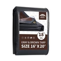 Lona RAINDEWAY Super Heavy Duty 16 x 20 pés 18 mil resistente a UV Lona RAINDEWAY Super Heavy Duty 16 x 20 pés 18 mil resistente a UV