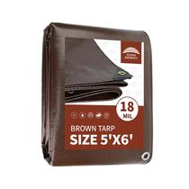 Lona RAINDEWAY Super Heavy Duty 4,9 x 1,8 m 18 Mil Brown