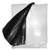 Lona Silagem 8x10 Preta/branca Dupla Face 300 Micras 10x8 Alta Durabilidade