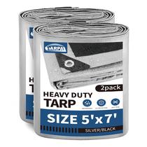 Lona TARPAL 1,5 x 2 m prateada 10,5 mil (pacote com 2) impermeável Lona TARPAL 1,5 x 2 m prateada 10,5 mil (pacote com 2) impermeável