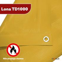 Lona TD1000 Amarela 6x2 Metros Blackout 500 Micras Lona TD1000 Amarela 6x2 Metros Blackout 500 Micras