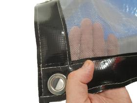 Lona Tela Proteção Caminhão Caçambas 5,50 X 2,50 Preto