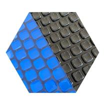 Lona Térmica Piscina 4x2 300 Micras Proteção Uv Black/blue