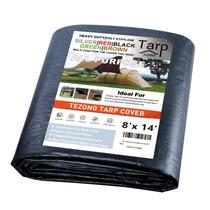 Lona TEZONG 244x427 cm, resistente, impermeável, 12 mil, preta Lona TEZONG 244x427 cm, resistente, impermeável, 12 mil, preta