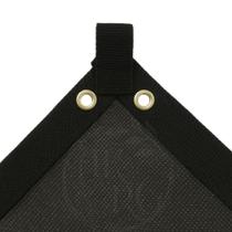 Lona Toldo Para Piscina Sombrite 80% Bainha Ilhós 4x5 Preto