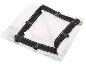 Lona transparente 6 x 3 mts cobertura pergolado impermeável