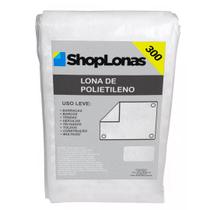 Lona Transparente 6x7m Proteção de Materiais Agrícolas e Cobertura + Kit de Instalação