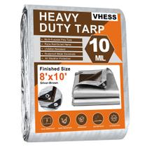 Lona VHESS Heavy Duty à prova d'água 2,4 m x 3 m 10 mil de poliéster