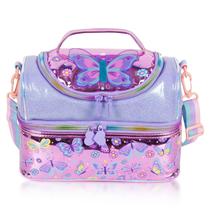 Lonchera Aislante de Doble Piso YOYTOO para Niños con Diseño de Mariposa