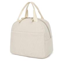 Lonchera Dezcrab de Pana para Mujeres y Niñas Aislada Beige Lonchera Dezcrab de Pana para Mujeres y Niñas Aislada Beige