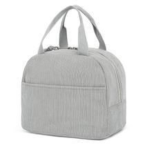 Lonchera Dezcrab de Pana para Mujeres y Niñas Aislada Gris Lonchera Dezcrab de Pana para Mujeres y Niñas Aislada Gris