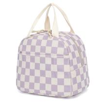 Lonchera Dezcrab de Pana para Mujeres y Niñas Aislada Morado