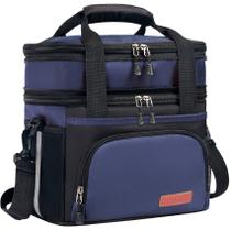 Lonchera Expandible Aislada de Doble Capa Grande JOINGO Azul