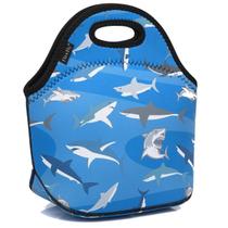 Lonchera FlowFly de Neopreno Aislante con Diseño de Tiburón para Niños Lonchera FlowFly de Neopreno Aislante con Diseño de Tiburón para Niños