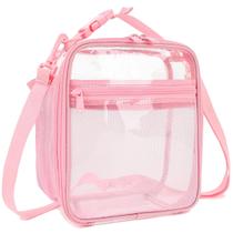 Lonchera FlowFly para Niños Aislada Bolsa Suave Rosa Transparente