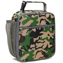 Lonchera FlowFly para Niños Bolsa Aislante Suave Camuflaje Bosque