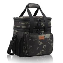 Lonchera GLENKEY Expandible XGrande 22L Aislada Negro-Camuflaje Lonchera GLENKEY Expandible XGrande 22L Aislada Negro-Camuflaje