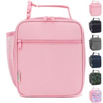 Lonchera GYEUKHAM para Niños, Niñas, Hombres y Mujeres Aislada Rosa